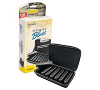HOHNER Piedmont Blues 7 - Armónica con funda, acero inoxidable (PBH7)