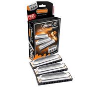 Hohner Pro pack special 20 Pack de 3 armónicas a/c/g