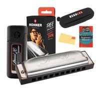 Hohner Special 20 Harmonica - Paquete de llave de C con estuche con cremallera, manual de instrucciones y pao de pulido Austin Bazaar