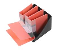 Hohopeti 1 Juego De Miniaturas para Casa De Muñecas: Miniaccesorios De Oficina - Carpetas De Plástico Novedosas - Decoración De Oficina Realista para El Diseño De Muñecas Y