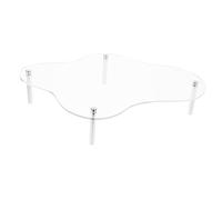 Hohopeti 1 Juego Soporte de acrílico transparente para cupcakes. servidor de pastel elevadores de exhibición de pasteles molde para pasteles pastelitos soporte de la torta de boda 10cm