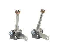 Hohopeti 1 Par de Husillos de Dirección de Metal para Atv y Kart, Eje Delantero de 15 Mm, Muñón de Dirección Reforzado Compatible Vehículos Todoterreno, Accesorios Offroad para Deportes