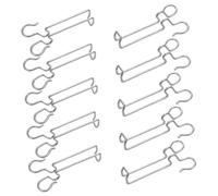 Hohopeti 10 Ganchos Para Cables De Paneles Solares Abrazaderas Para Cables Fotovoltaicos Ganchos Para Cableado De Remolques Metálicos Para Paneles Fotovoltaicos Sujetadores