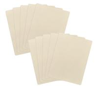 Hohopeti 10 Láminas de Piel de Silicona para Tatuajes, Práctica de Tatuajes para Principiantes, 1 Mm Grosor, Color Amarillo Mate, Reutilizable, Adecuado para Entrenamiento y Maquillaje