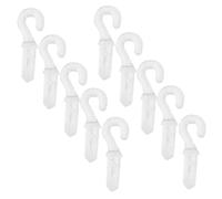 Hohopeti 10 Piezas Blind Wand Hook Replacement Plastic Tilt Rod Tips Small Question Mark Design For Vertical Horizontal Blinds Safe and Sturdy Accessories