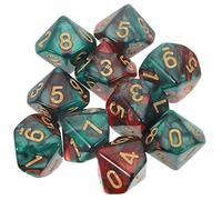 Hohopeti 10 Piezas Dados Educativos para Niños Juguetes Dados Matemáticos Multifacéticos Enseñanza de Matemáticas Coordinación Mano-Ojo Creatividad y Aprendizaje en Aula