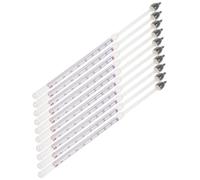 Hohopeti 10 piezas de de Vidrio Resistente para Medición Precisa de Líquidos Dulces como Vino Jarabe de Arce y Sidra Escala Fácil de Leer para Uso Doméstico y Elaboración Artesanal