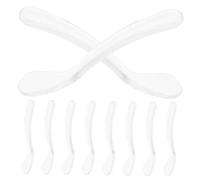 Hohopeti 10 piezas Espátulas Faciales Transparentes para Maquillaje Aplicadores Cosméticos Reutilizables para Crema y Mascarilla Diseño Ergonómico para Cuidado Facial y Uso Profesional