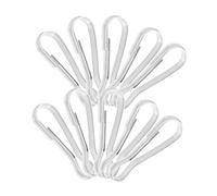 Hohopeti 10 Piezas Ganchos de Acero Inoxidable para Hamaca de Mascotas Clip Resistente para Fijación de Bandera y Montaje Fácil Animales Pequeños