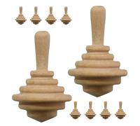 Hohopeti 10 Piezas Juguetes De Pintura De Bricolaje Juguete De Madera Montessori En El Aula Premios De Carnaval para Beige