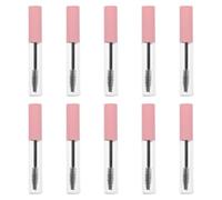 Hohopeti 10 Tubos de Rímel Vacíos para Fácil Aplicación de 10 Ml con Aplicador de Pestañas, Envase Transparente de Plástico Paquete de 10 Piezas para Serum y Mascara de Pestañas