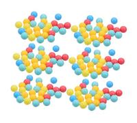 Hohopeti 100 piezas Cuentas de Plástico de Colores para Enseñanza Matemática Bolas de Probabilidad para Actividades Educativas Aula Aprendizaje