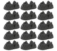 Hohopeti 100 Piezas de Rocas Artificiales de Plástico 65 CM para Dioramas de Rocalla Decoración de Jardines y Paisajismo Miniadornos para Microtrenes y Maquetas de Paisajes