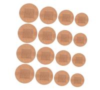 Hohopeti 100 Piezas Unidades Parches Redondos de Tela Transpirable y Resistente al Agua para Nariz Dedos y Articulaciones Vendaje Protector Cómodo y Seguro