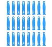 Hohopeti 100 Pinzas Umbilicales Desechables para Cerdos Herramientas para Cría de Ganado Clips de Plástico para Cordón Umbilical Uso Veterinario Paquete de 100 Unidades