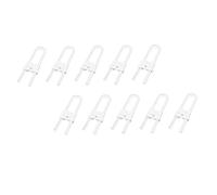 Hohopeti 10piezas Cerradura De Seguridad Infantil U-shape Lock Para Armarios Fácil Instalación y Uso Protección Efectiva Para Niño Niña y Mascotas El Hogar