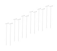 Hohopeti 12 Piezas Barras de Hierro Desmontables para Puertas de Jaula de Sistema Unidireccional Fácil Instalación para Control de Aves y Palomos