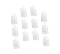 Hohopeti 12 Piezas Bolsas de Viaje para Cosméticos Transparente Semiopaca Resistente al Derrame para Champú Loción Organizador de Aseo Portátil
