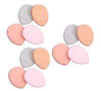 Hohopeti 12 Piezas Mini Corrector Borla de Base Borlas para Polvos Fijadores Maquillaje Prácticas Herramientas Cosméticas para Maquillaje de Niñas Portátiles para Esponja Color Aleatorio