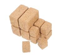 Hohopeti 12 Piezas Mini Fardos de Heno Falso para Decoración de Granja Casa de Muñecas Accesorios Realistas de Paja para Jardín y Manualidades Otoñales