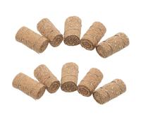 Hohopeti 12 Piezas Mini Hay Bales Decor Miniature Rice Straw Hay For Crafts Dollhouse Farm Landscape DIY Autumn Harvest