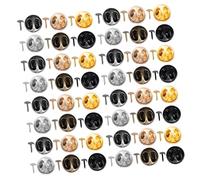Hohopeti 120 juegos Metal Pin Backs Replacement Butterfly Clutch Tie Tacks With Blank Pins For Badge Insignia And Jewelry Making Iron Secure Locking Lightweight Craft Supplies