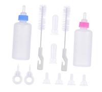 Hohopeti 12piezas Biberones para Mascotas Biberones para Gatos y Cachorros Kit De Alimentación para Mascotas Pequeñas Biberón para De Material Seguro para Cuidado y Cachorros