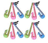 Hohopeti 12piezas Instrumentos Inflables para Saxofones Interactivos Portátiles Actividades y Casa y Escuela