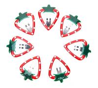 Hohopeti 15 piezas Clips de Pelo Fresas para Niñas Accesorios Kawaii Frutas Horquillas Versátiles para Flequillo y Coleta Seguros y Fáciles de Usar para Tipo de Cabello