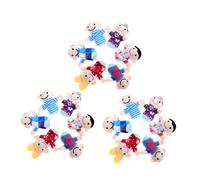 Hohopeti 18 Piezas Muñecos de Dedo Familia Juguetes de Mano Suaves para Contar Cuentos de Títeres de Peluche Educativos para Imaginativo Jardín y Escuela