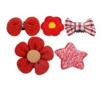 Hohopeti 1juego Clips De Pelo Para Set De Accesorios De Cabello y Encantadores Para Pequeñas Hebillas y Amigables Para Peinados De