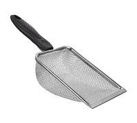 Hohopeti 1pieza Reptiles Litter Shovel Inoxidable para Limpieza De Sustrato y Excrementos De Terrarios para Tortugas y Arañas