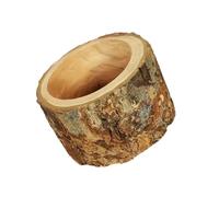 Hohopeti 1pieza Tazón De Madera para Hámster Comedero para De Diseño Consciente Alimentación Olores Color Aleatorio para Roedores