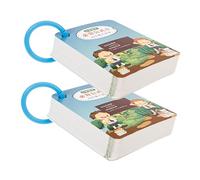 Hohopeti 2 Juegos Tarjetas Educativas de Matemáticas para Tarjetas Flash de Fórmulas Matemáticas para Aprendizaje Material Didáctico para Educación Infantil y Desarrollo de Pensamiento