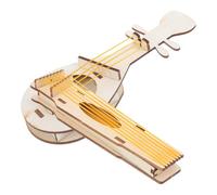 Hohopeti 2 mini instrumentos musicales decorativos: Pipa y Guzheng chinos de madera hechos a mano para decoración del hogar y la oficina para entusiastas de la música y profesores.