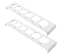 Hohopeti 2 Piezas Anillos Medidores de Diámetro para Frutas Regla Plástico Resistente Portátil para Cerezas Arándanos Medición Precisa Clasificación Huertos y Mercados