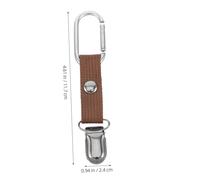 Hohopeti 2 Piezas Clip de Sombrero Resistente para Viaje Gancho de Lona y Aleación de Zinc Sujetador Elástico para Bolsa Accesorio Portátil para Gorra y Sombrero de Sol al Aire