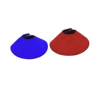Hohopeti 2 Piezas Collar de Recuperación para Loros Rojo y Azul Protector Suave y Antirrascado para Aves Accesorio Cómodo para Cicatrización de Heridas