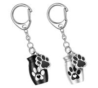 Hohopeti 2 Piezas De Decoración De Llavero De Urna para Mascotas Llavero De Urna Adorno Colgante De Llave Llavero De Urna Colgantes De Urna Bolsa Colgante Adorno Recuerdo De Ceniza