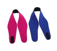 Hohopeti 2 piezas Diadema de Natación Elástica de Neopreno para Protección de Oídos Cómodo y Duradero para Piscina y Surf Rosa y Azul