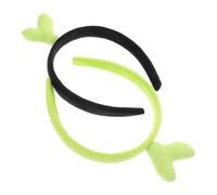 Hohopeti 2 Piezas Diademas Divertidas de Brotes Verdes Banda Ligera para Cabello Accesorio Cómodo y Multifuncional para Fiestas y Cuidado Facial Tocado Original para Niñas