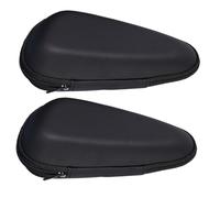 Hohopeti 2 piezas Estuche de Almacenamiento para Afeitadora EVA Resistente y Portátil Funda Protectora Negra para Cuchillas de Maquinilla Clásica para Viaje y Uso Diario