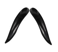 Hohopeti 2 Piezas Guasha Facial Massage Stick Natural Ox Horn Acupuncture Pen For Neck Muscle Relief Portable Meridian Pressure Point Tool