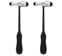 Hohopeti 2 Piezas Martillo Neurológico Médico 2 Piezas con Cabeza Redonda y Mango Ergonómico, Martillo de Fisioterapia para Diagnóstico Clínico y Uso Doméstico, Herramienta Portátil para