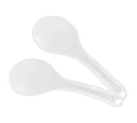 Hohopeti 2 piezas Paleta Arroz Resistente y Segura Espátula Antiadherente para Arroz y Sopas Cocina Doméstica y Profesional Mango Ergonómico Fácil de Limpiar