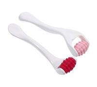 Hohopeti 2 Piezas Rodillo Facial Mini de Silicona Masajeador Ocular Reutilizable Suave para Relajar y Mejorar Absorción Adecuado para Cuidado Facial Diario