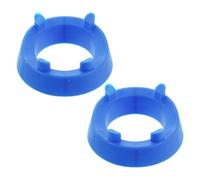 Hohopeti 2 Piezas Soporte para Balones de Baloncesto y Fútbol 2 Piezas, Base Redonda de Plástico Azul 11,4 X 4 CM, Expositor de Esfera para Voleibol y Almacenamiento Deportivo, Adecuado