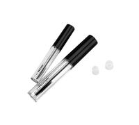 Hohopeti 2 piezas Tubo Vacío para Pestañas con Tapa Negra Contenedor Transparente para Crema de Pestañas y Máscara de Grande y Pequeño para Maquillaje DIY Color Aleatorio Color Aleatorio