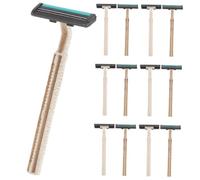 Hohopeti 20 Juegos Cuchillas Desechables para Afeitadora Manual Portátil con Crema Recortadora Facial Multifunción para Viaje y Único Kit Práctico para Eliminar