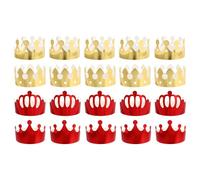 Hohopeti 20 Piezas de Adornos de Papel Dorado para Fiesta de Cumpleaños, y Adultos, Ambiente Alegre y Divertido Varios estilos